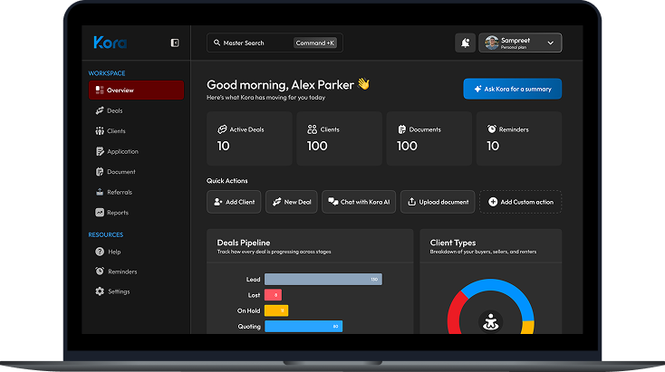 A mockup of the Auto Broker dashboard will be here